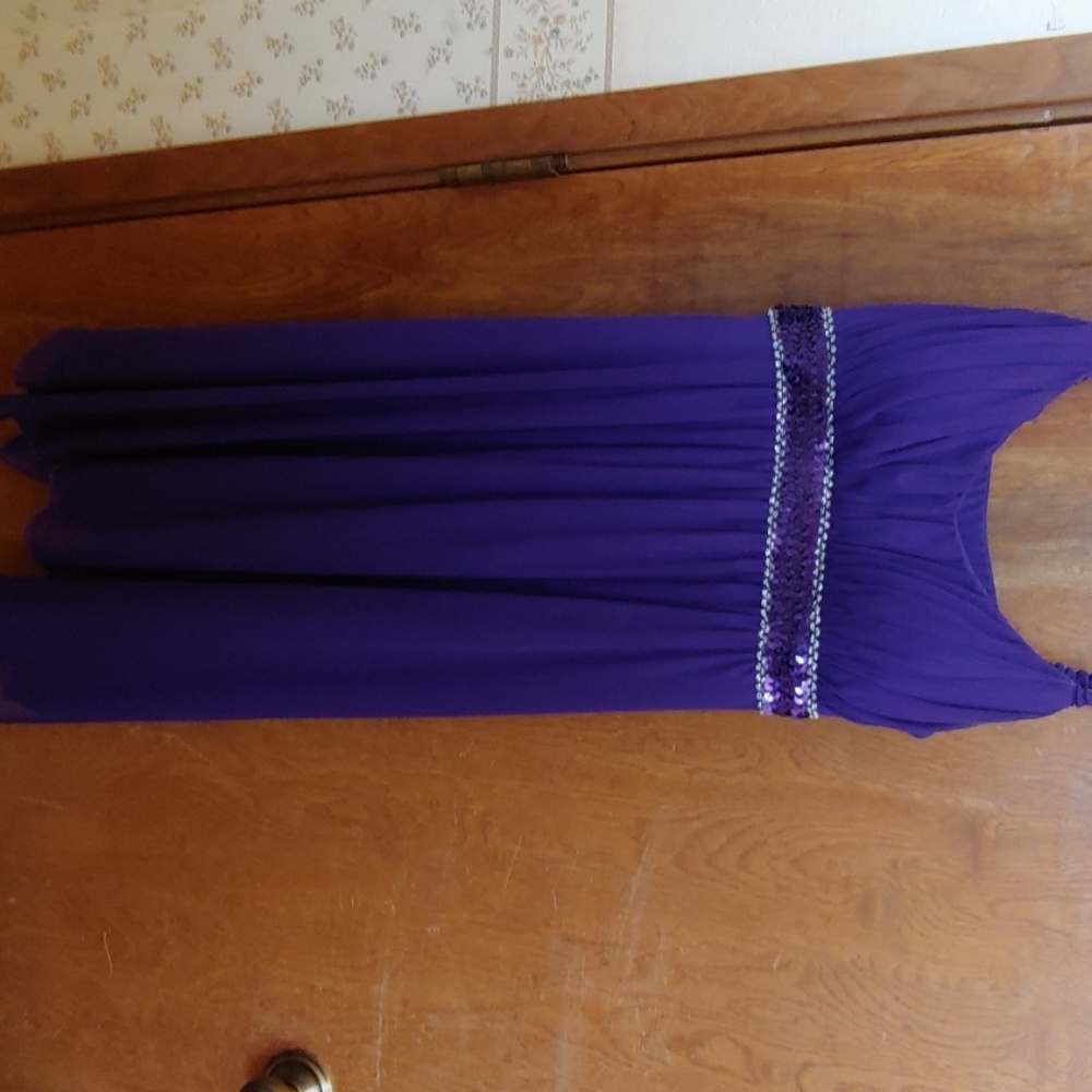 Purple homecoming dress